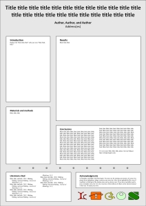 A0 portrait powerpoint template for scientific posters -- Colin Purrington