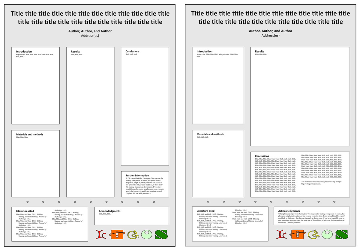 scientific poster powerpoint templates