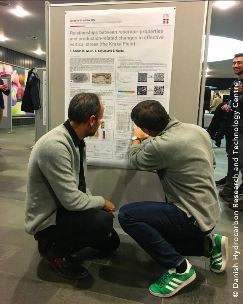 Presenting a research poster on your knees