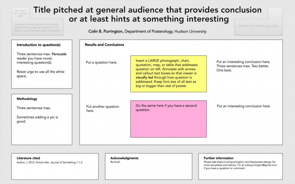 how to make poster presentation for conference