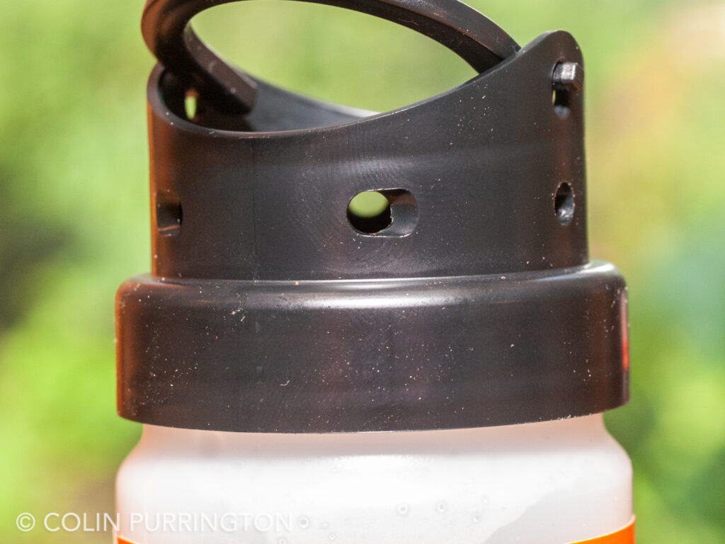 Spartan Mosquito Eradicator cap with holes.