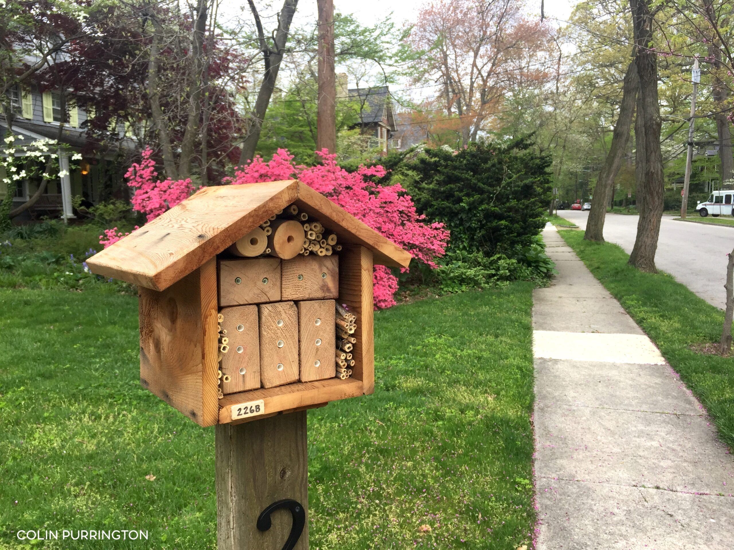 All Natural Bamboo Mason Bee Hive House Help Save The Bee Population!