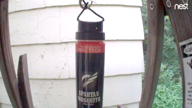 Spartan Mosquito Pro Tech deployed in a yard