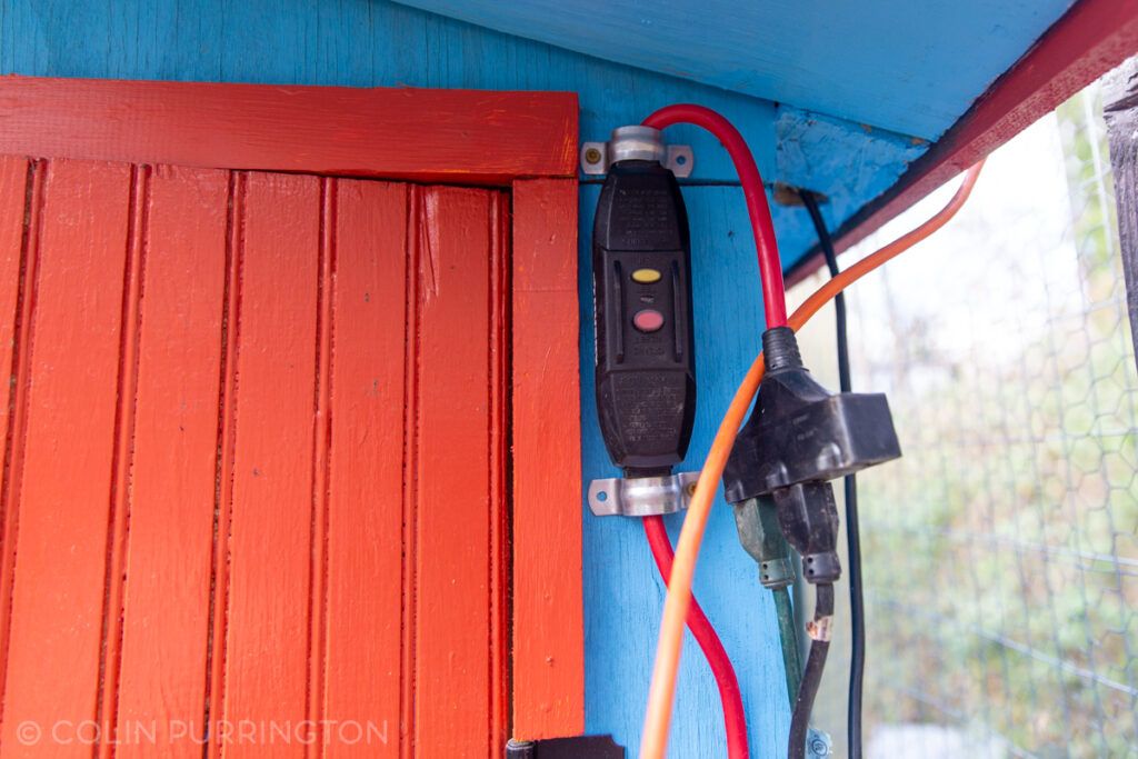 GFCI power supply for chicken coop